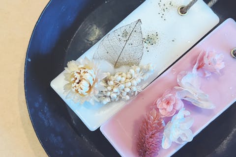 【徳島・キャンドル作り】Bloom Fragrance Tile（ブルームフレグランスタイル）火を使わないキャンドル。お部屋にふわっと香りの彩りを