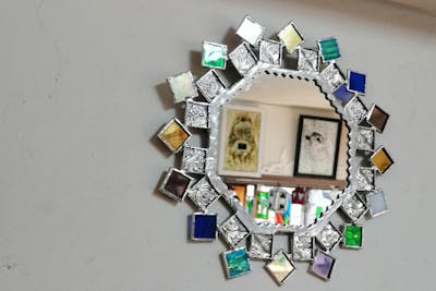 六本木駅より徒歩6分！ステンドグラスでベネチア風ミラー作り 約4～5