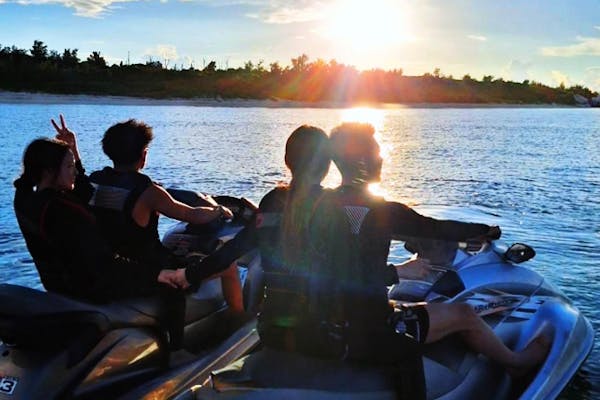 沖縄・名護・水上バイク】16時から始まる格安サンセットツーリング