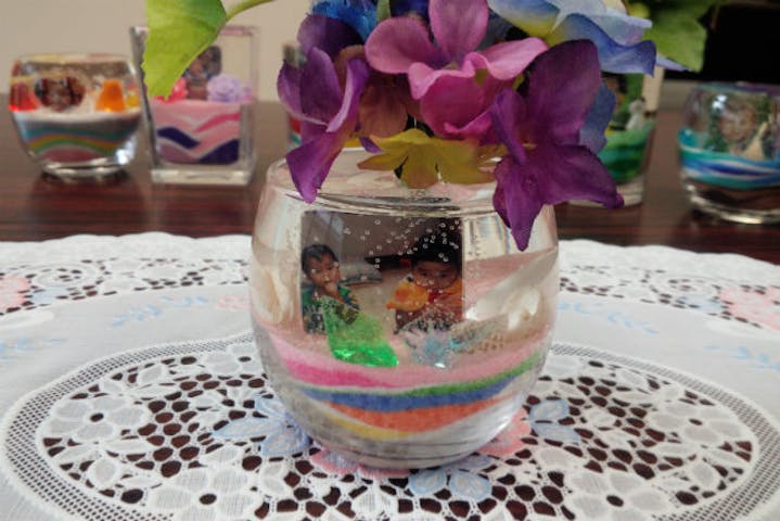 長野県松本市 メモリアルジェルクラフト 思い出をグラスに飾る 手作り写真立て アソビュー