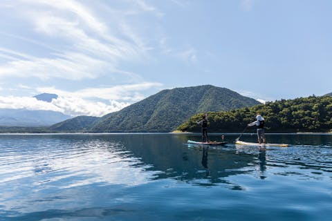 山梨・富士五湖・本栖湖・SUP体験（2時間30分）