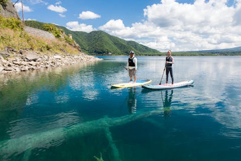 【山梨・富士五湖・本栖湖・SUP】経験者向け・初心者を脱却！楽しく学べるSUPステップアップレッスン