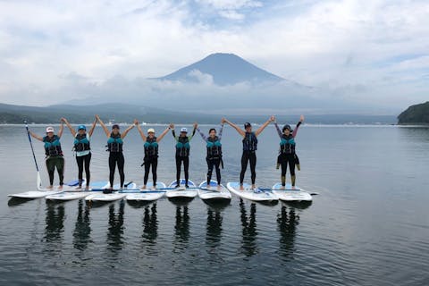 【山中湖・SUP】ゆっくりのんびり湖面をパドルボードで散策！