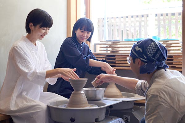 京都・陶芸・電動ろくろ・20分】ライトプラン（短時間でカップを
