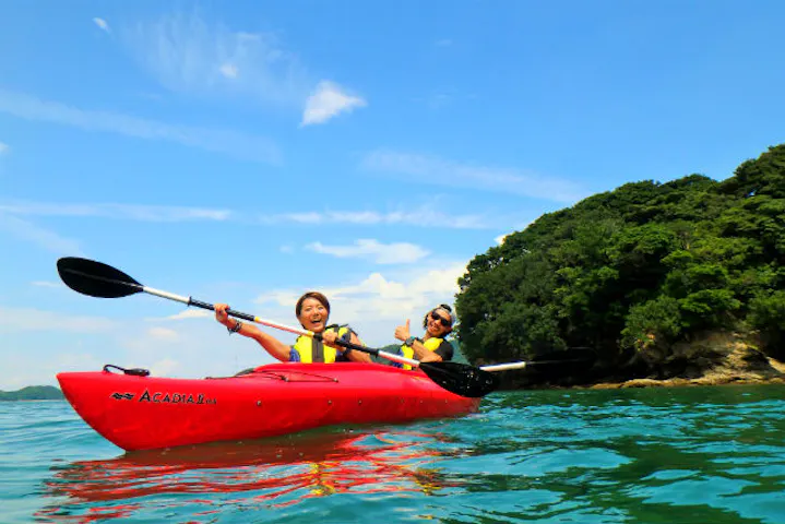 三重 伊勢志摩 カヤック 無人島カヤックツアー アソビュー