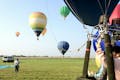 渡良瀬エリアでは、1年中熱気球搭乗体験が可能。絶好のフライトスポットです！