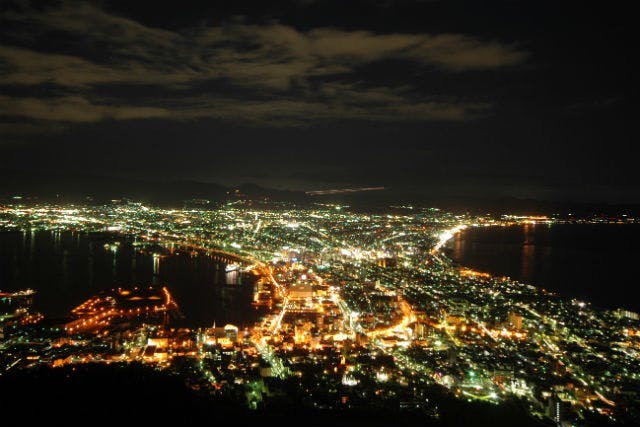 【函館・観光タクシー・90分】100万ドルの夜景を眺めに！ジャンボタクシー・函館夜景コース