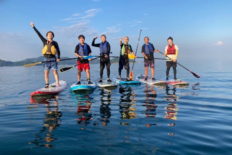 山口・周防大島・SUP】サンセットSUPも楽しめる！片添ヶ浜でハワイ