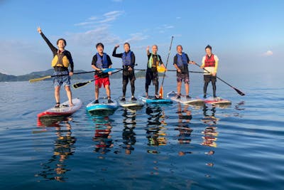 山口・周防大島・SUP】サンセットSUPも楽しめる！片添ヶ浜でハワイ
