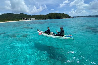 座間味島・半日・カヤック＆シュノーケル】カヤックde島ピクニック