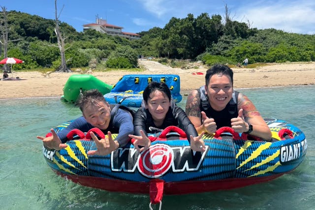 【 浜比嘉島 ムルク浜ビーチ 】12種類から選んで遊べる　【遊び放題2時間プラン】