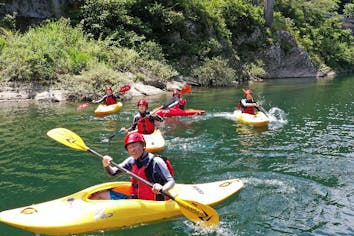 初級リバーカヤック】【高知・吉野川】初心者歓迎！吉野川を本格リバー