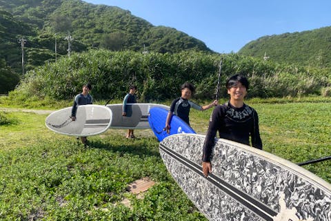 沖縄北部・SUP】波乗りしよう！ 波乗りのポイントへご案内！初心者も