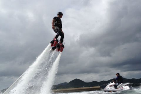 佐世保 ハウステンボス フライボード 水圧で空を飛ぶ 体験比較 予約 アソビュー