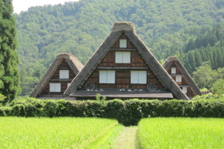 金沢 日帰りバスツアー 煎餅焼き体験付き 世界遺産白川郷と五箇山の合掌造り巡り アソビュー