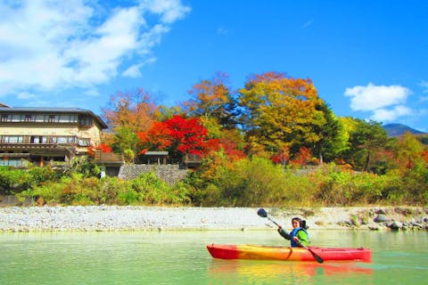 【栃木・日光・カヤック】写真サービス付き！中型・大型犬OK！タンデムカヤック＆カナディアンカヌー