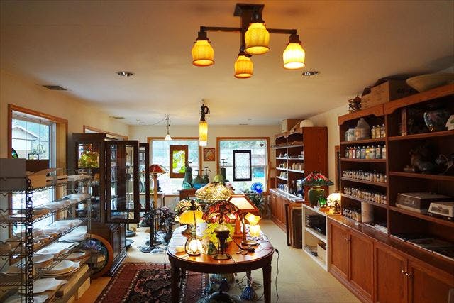 兵庫・丹波篠山・ガラス工芸】美しい自然に囲まれた教室で、ステンド