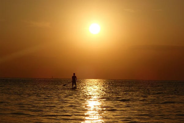 神奈川・三浦市・SUP】海の上から夕暮れを眺める！サンセットSUP