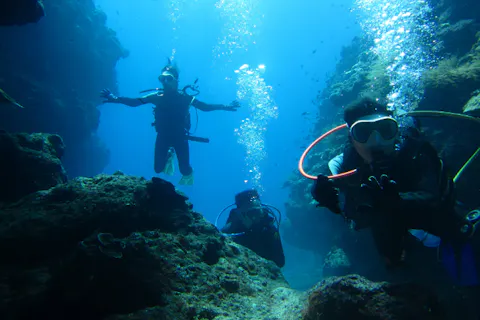 【沖縄・瀬底島・ライセンス取得】世界の海で遊べる！オープンウォーターライセンス講習