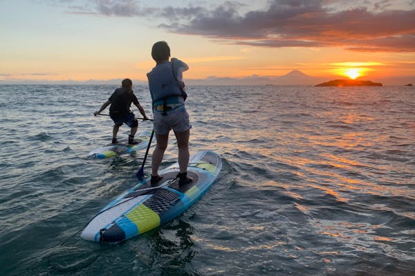 神奈川・横須賀・SUP】サンセットSUPクルーズ120分（2名までのセミ