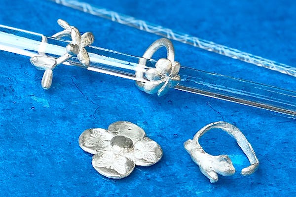 名古屋・シルバーアクセサリー】銀粘土で作るシルバーリング