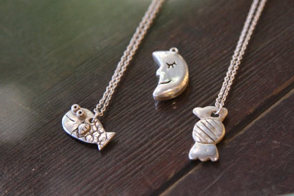 難波・シルバーアクセサリー】銀粘土で作るシルバーリング＆ペンダント