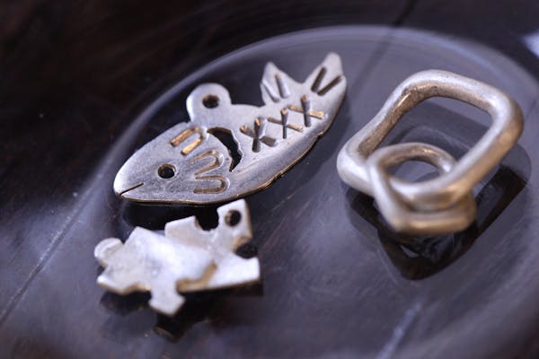 難波・シルバーアクセサリー】銀粘土で作るシルバーリング＆ペンダント