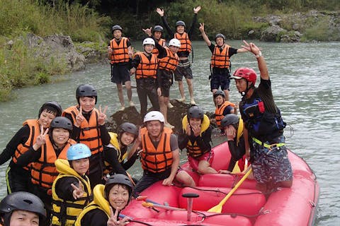 1日・球磨川ラフティングツアー（昼食付き）