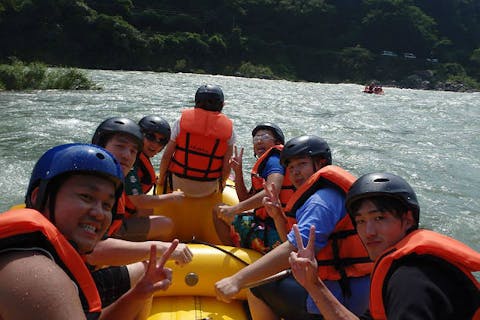 午前・球磨川ラフティングツアー
