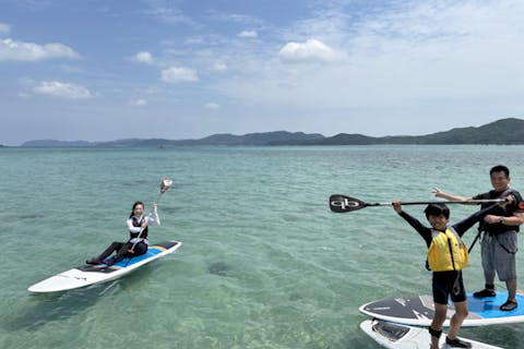 【奄美大島・SUP】サップスクールパイオニアKazboでサップをしっかり学び楽しみましょう！GoPro撮影サービスあり