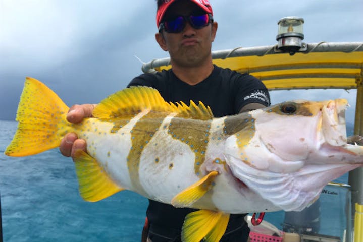 沖縄 石垣島 釣り ルアーをしゃくって 獲物を釣る ライトジギング 1日プラン アソビュー