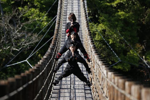【熊本・八代郡・忍者体験】手裏剣や吹き矢をマスターしよう！忍術体験