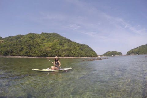 【徳島県・SUP】無人島往復クルージング★海遊びの達人がアテンド　～島での SUP遊び体験付～