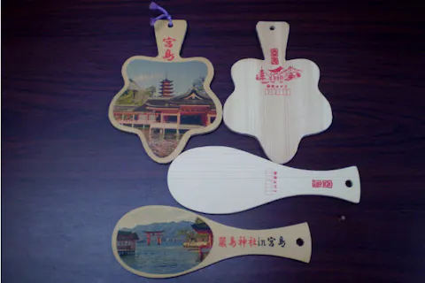 広島 宮島 伝統工芸体験 送られてうれしい郵便しゃもじ 写絵で思い出を送ろう アソビュー