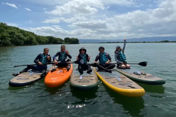 愛知・祖父江・SUP】半日SUP体験！木曽川でスタンドアップパドルに挑戦