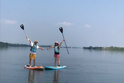 愛知・祖父江・SUP】半日SUP体験！木曽川でスタンドアップパドルに挑戦