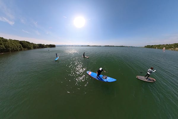愛知・祖父江・SUP】半日SUP体験！木曽川でスタンドアップパドルに挑戦