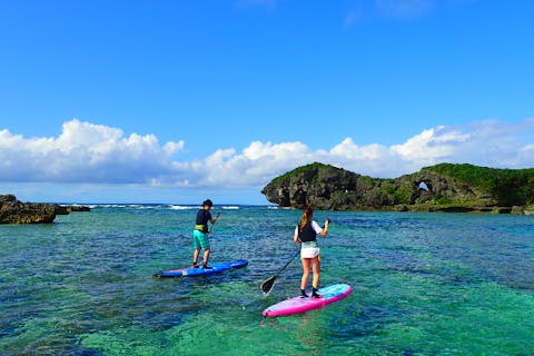 【沖縄・恩納村・SUP】癒し×アクティブでたっぷり2時間☆