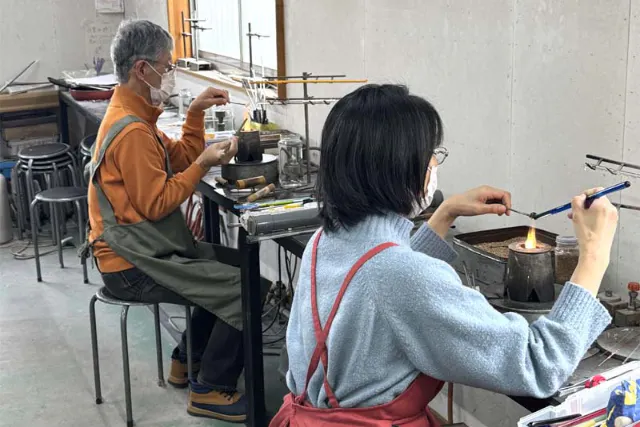 大阪・和泉市・ガラス細工】カラフルな可愛いとんぼ玉を作ろう