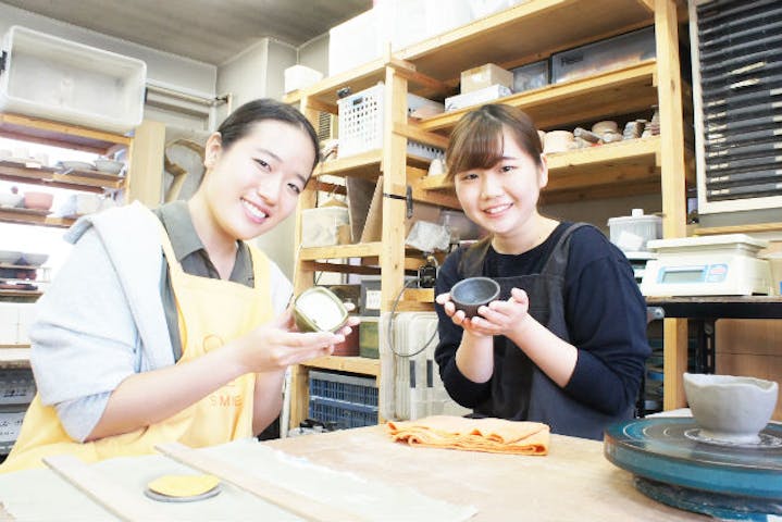 新宿 陶芸体験 プチかわいいを作ろう 手びねりミニ 小皿 小鉢 ぐい呑みなど アソビュー