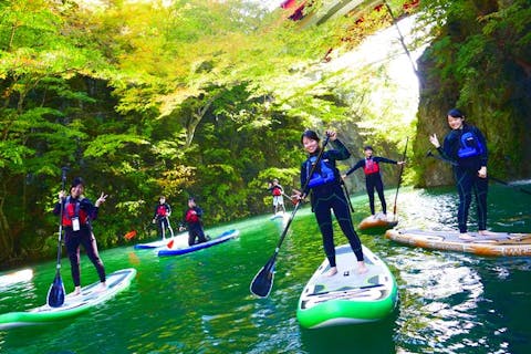 【群馬・みなかみ・SUP】ガイドがご案内します！赤谷湖で1日SUPツーリング