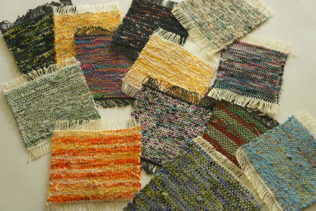 【鹿児島・機織り体験】自然に囲まれたギャラリーで、のんびりコースター作り