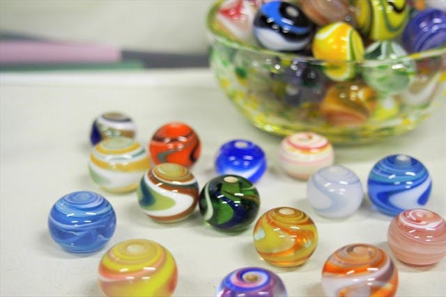 中空とんぼ玉 作家 妙子 工芸品 - 工芸品