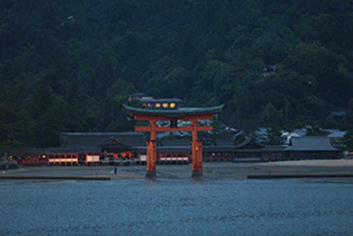 広島 宮島 クルージング ディナー付き 銀河ディナーコース 夜景と食事を楽しもう アソビュー