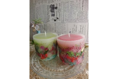 埼玉・キャンドル作り】キャンドルが草花で彩られる！ボタニカル