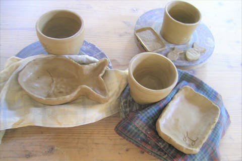 【福岡・糸島・手びねり（茶碗・カップ）】デートや女子旅に！選べる釉薬は12種類！豊かな自然の中でほっこり陶芸体験