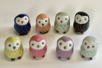 群馬・陶芸・手びねり】そばに置きたくなるかわいさ！陶器のふくろう