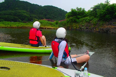 【茨城・那珂川・SUP】中級者向け川下りプラン！スタンドアップボードツアー　【経験者向け・初期講習無し】