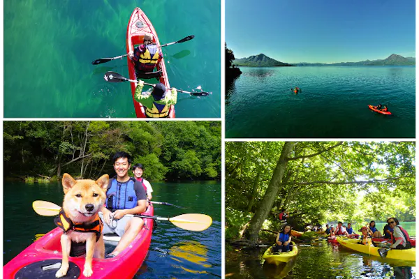 冬】クリアカヤックで透明度抜群の支笏湖を楽しむ！ドライスーツで