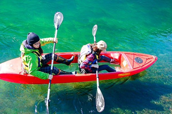【引き取り限定】赤色・クリアシーカヤック 引き取り限定】赤色・クリアシーカヤック